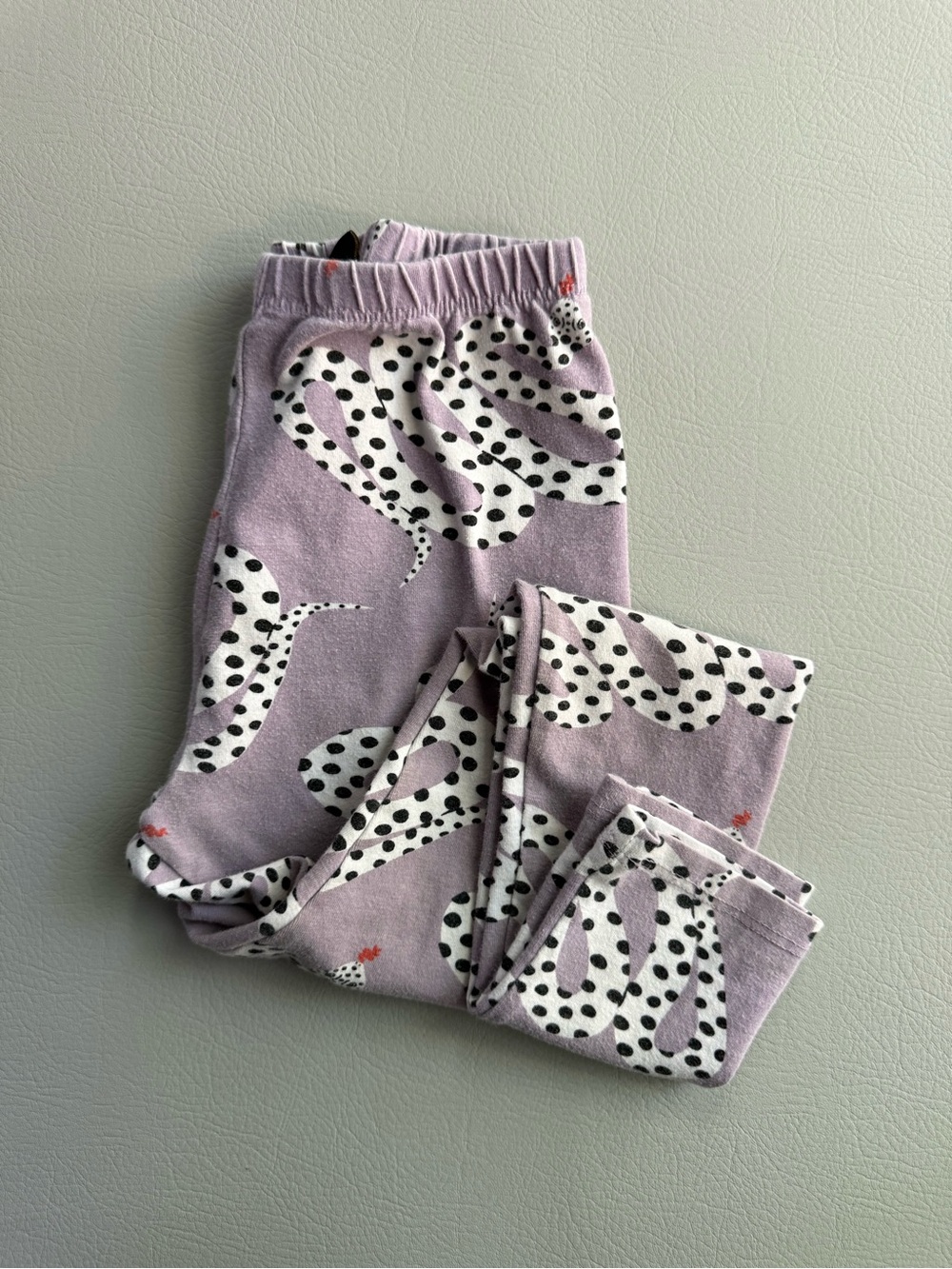 Nooworks Micotti Snakes Leggings Girls Purple Polkadot Snake Size 8 KIDS